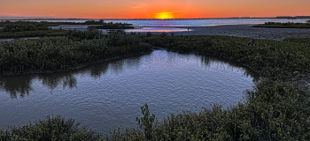 Sunset over Corpus Christi